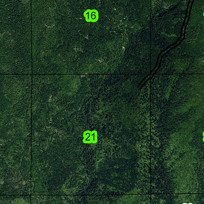 Little Grayback Peak T39S R6W Township Map Preview 3