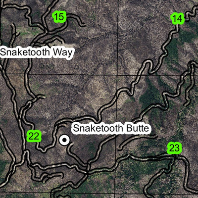 Snaketooth Butte T39S R12W Township Map Preview 2