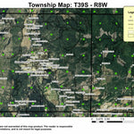 Cave Junction T39S R8W Township Map Preview 1