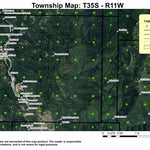 Raspberry Mountain T35S R11W Township Map Preview 1