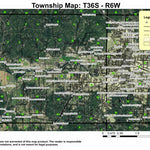 Redwood T36S R6W Township Map Preview 1