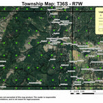 Limpy Creek T36S R7W Township Map Preview 1