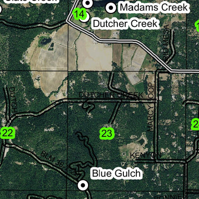 Limpy Creek T36S R7W Township Map Preview 2