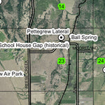 Dodge Bridge T35S R1W Township Map Preview 2