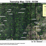 Pyramid Rock T37S R13W Township Map Preview 1