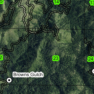 Cedar Mountain T35S R9W Township Map Preview 2