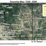 Sams Valley T35S R2W Township Map Preview 1