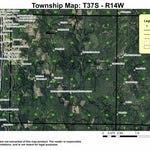 Grizzley Mountain T37S R14W Township Map Preview 1