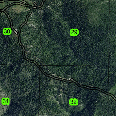 Dorr Canyon T36S R10W Township Map Preview 3