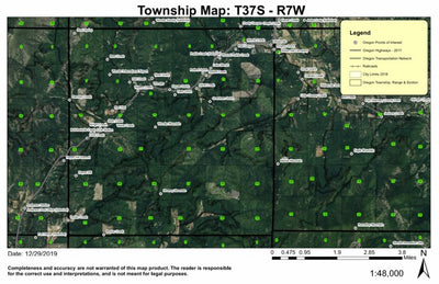 Hayes Hill T37S R7W Township Map Preview 1