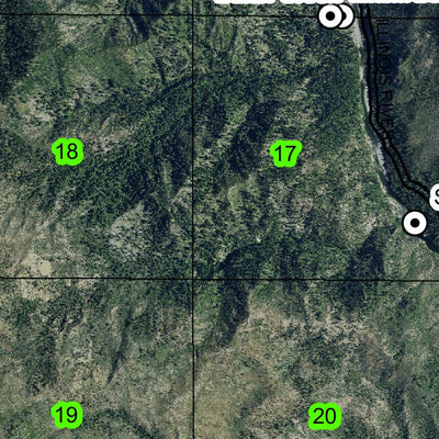 Zigzag Creek T37S R9W Township Map Preview 3