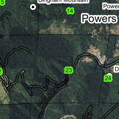 Powers T31S R12W Township Map Preview 2