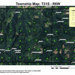 Silver Butte T31S R6W Township Map Preview 1