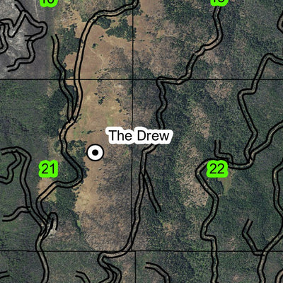 Stouts Creek T31S R3W East 1/2 Township Map Preview 2