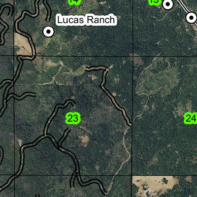 Stouts Creek T31S R3W East 1/2 Township Map Preview 3
