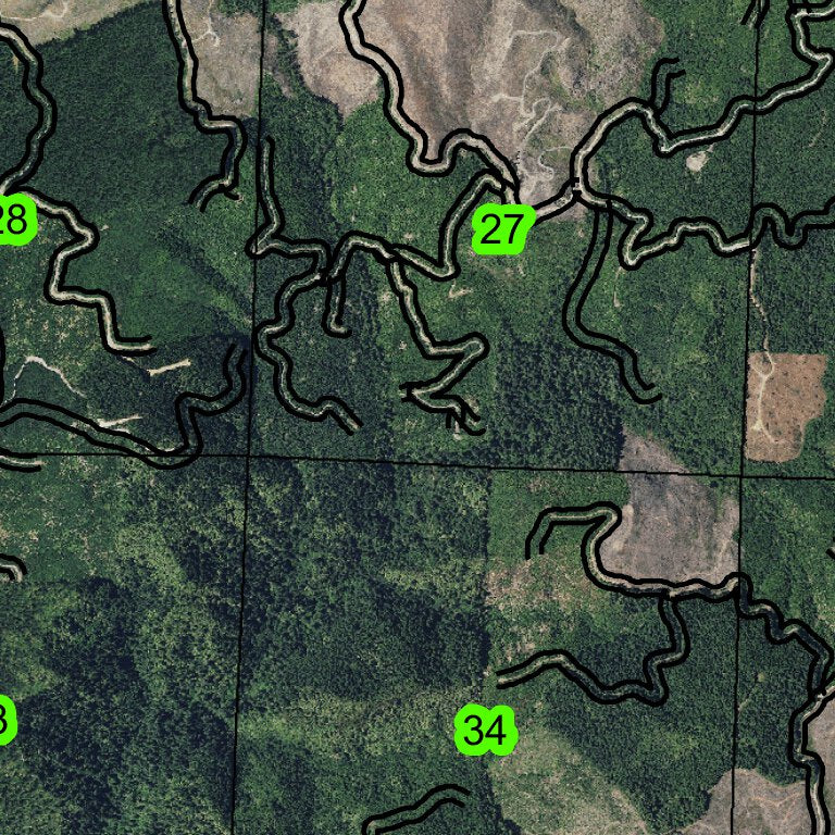 Edson Map Edson Butte T31S R14W Township Map by Super See Services | Avenza Maps