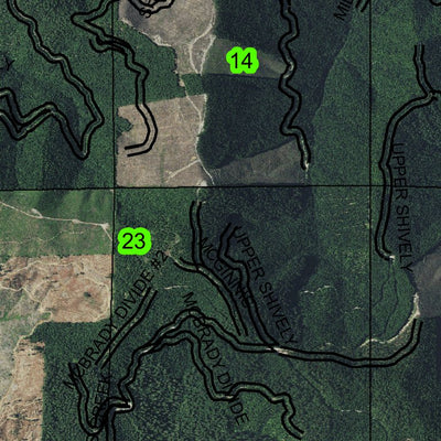 Galesville Reservoir T31S R4W Township Map Preview 2