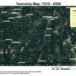 Canyon Mountain T31S R5W Township Map Preview 1