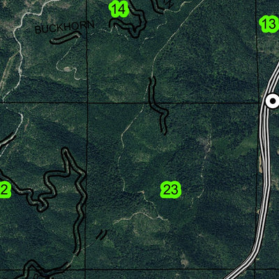 Canyon Mountain T31S R5W Township Map Preview 2