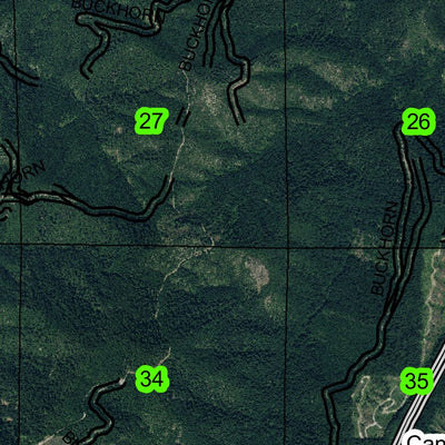 Canyon Mountain T31S R5W Township Map Preview 3