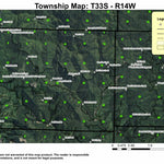 Bald Mountain T33S R14W Township Map Preview 1