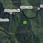 Bald Mountain T33S R14W Township Map Preview 2