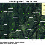 Bear Camp T34S R10W Township Map Preview 1