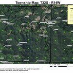 Moon Mountain T32S R14W Township Map Preview 1