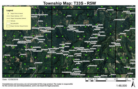 King Mountain T33S R5W Township Map Preview 1