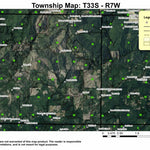 Poorman Creek T33S R7W Township Map Preview 1