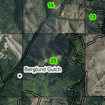 Poorman Creek T33S R7W Township Map Preview 2