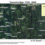 Starveout Creek T32S R4W Township Map Preview 1