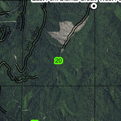 Starveout Creek T32S R4W Township Map Preview 3