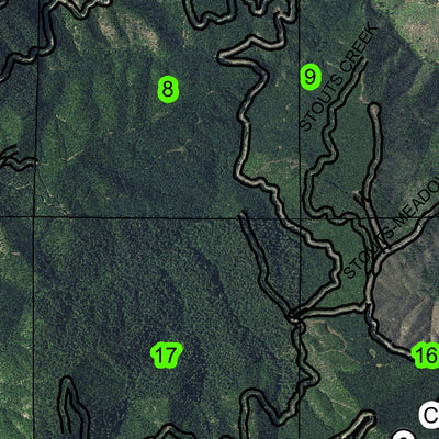 Stouts Creek T31S R3W Township Map Preview 3