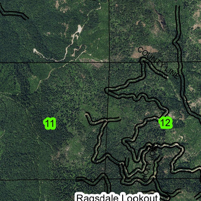 Ragsdale Butte T32S R1W Township Map Preview 3