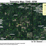 Angora Creek T34S R7W Township Map Preview 1