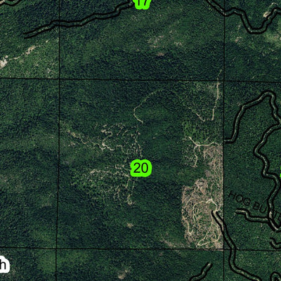 Angora Creek T34S R7W Township Map Preview 3