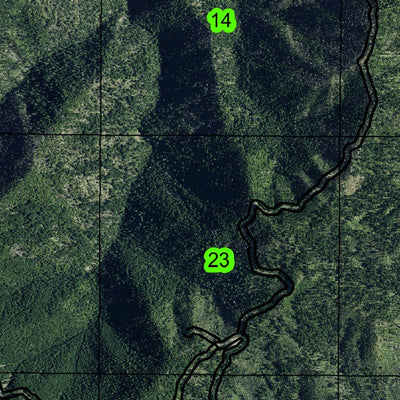 Buck Creek T34S R9W Township Map Preview 2