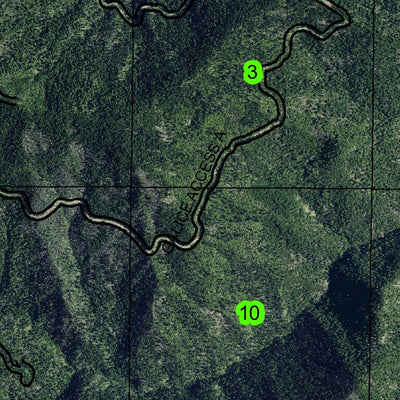 Buck Creek T34S R9W Township Map Preview 3