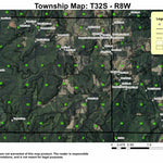 West Fork Cow Creek T32S R8W Township Map Preview 1