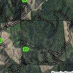 West Fork Cow Creek T32S R8W Township Map Preview 2