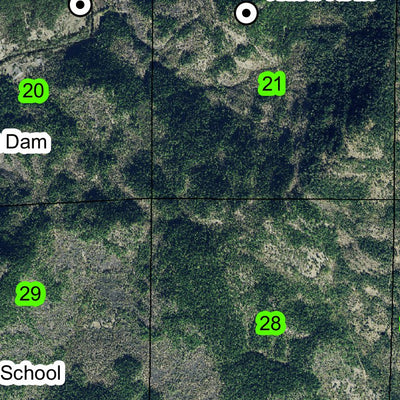 Sugarloaf Mountain T33S R1W Township Map Preview 3