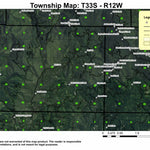 Iron Mountain T33S R12W Township Map Preview 1