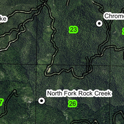 Iron Mountain T33S R12W Township Map Preview 2