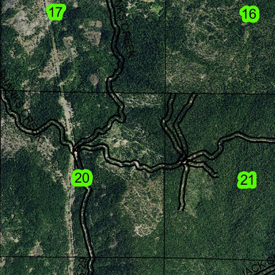 Roberts Mountain T34S R5W Township Map Preview 2