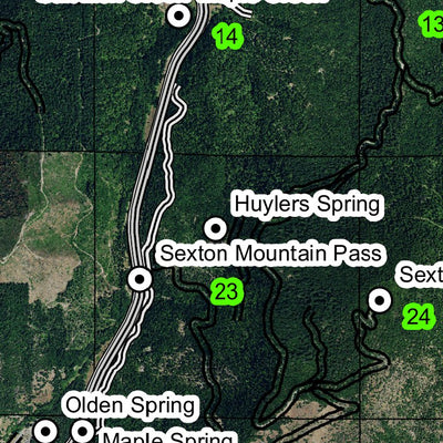 Sunny Valley T34S R6W Township Map Preview 2