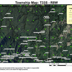Whiskey Creek T33S R8W Township Map Preview 1