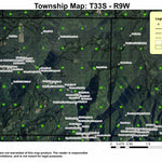 Kelsey Creek T33S R9W Township Map Preview 1