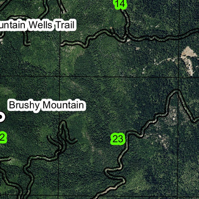 Ophir Mountain T34S R12W Township Map Preview 2