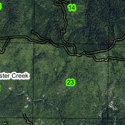 Lobster Creek T34S R13W Township Map Preview 2